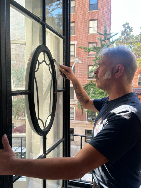 Exterior painting after